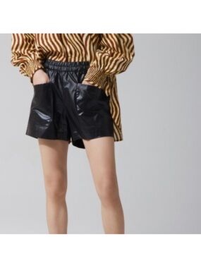 Dries Van Norten Pomar Shorts Black Size 34